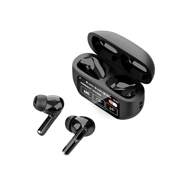 ANC+ENC Bluetooth Earbuds with Touch Screen